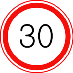 For Our Safety, Please Respect the Estate Speed Limit of: